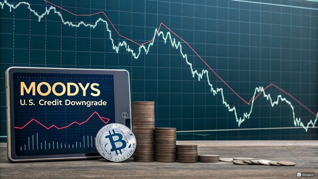 Bitcoin Tumbling as Moody's U.S. Credit Downgrade Sparks Market Sell-off of Crypto currencies